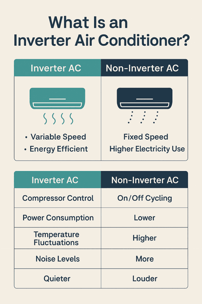 non-inverter vs inverter air conditioner non-inverter vs inverter air conditioner